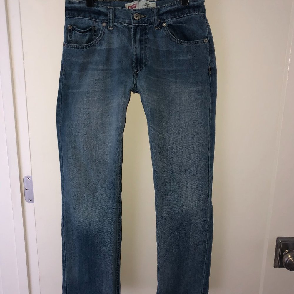 Levi's 505 Regular fit jeans boy's sz 12 Reg 26x26 EUC LN